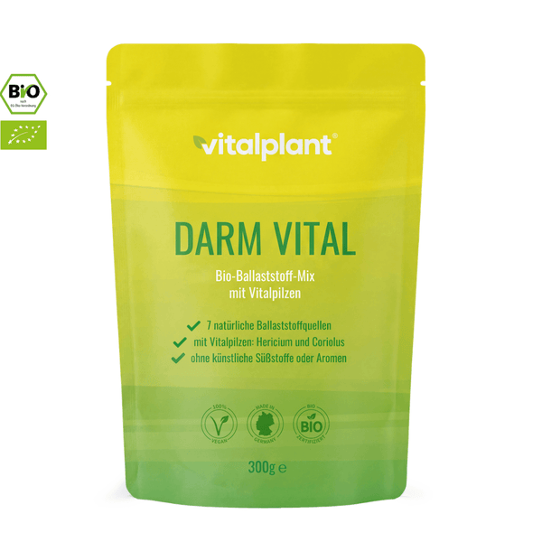 Gut Vital organic fiber mix with Hericium and Coriolus – 300g powder to support gut health
