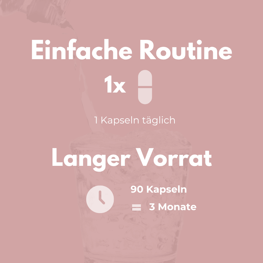 Coenzym Q10 Kapseln einfache Routine 1x täglich langer Vorrat 90 Kapseln für 3 Monate