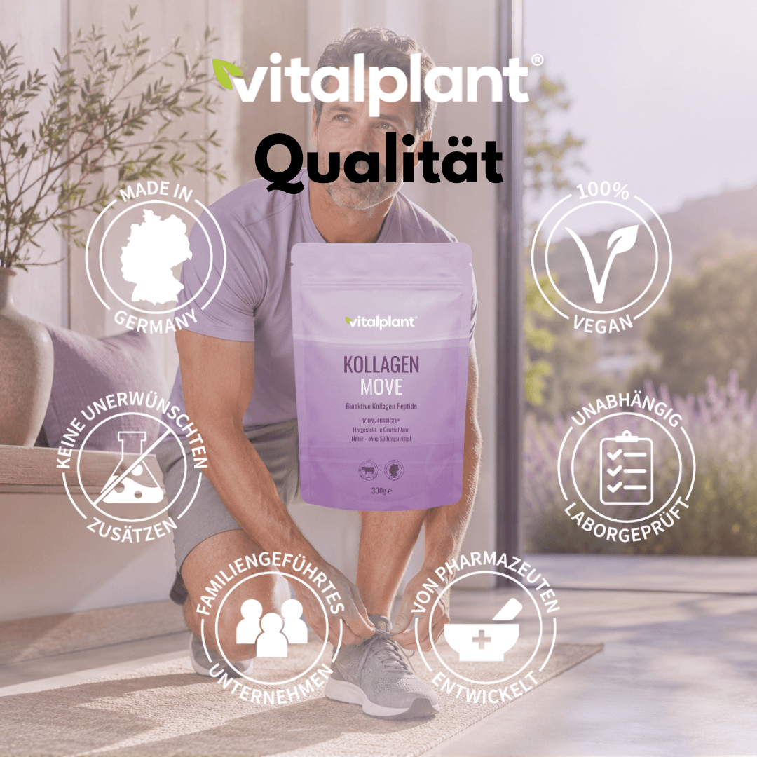 Collagen Move powder – hydrolyzed bovine collagen with no additives, 100% Fortigel®, quality by Vitalplant.