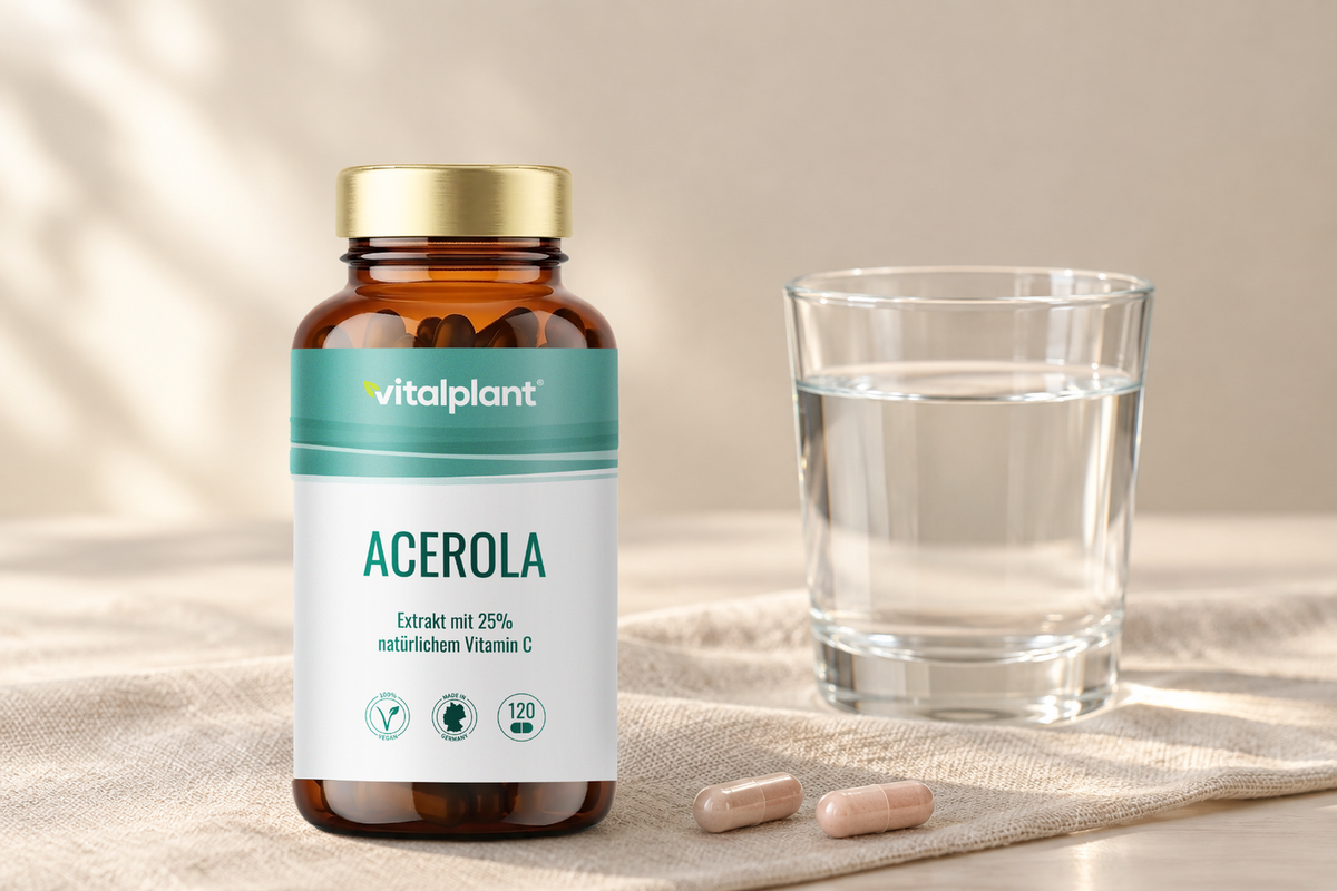 Acerola Kapseln - 125 mg Vitamin C je Kapsel