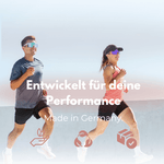 Zwei aktive Menschen beim Laufen, entwickelt für deine Performance, Magnesium Komplex.