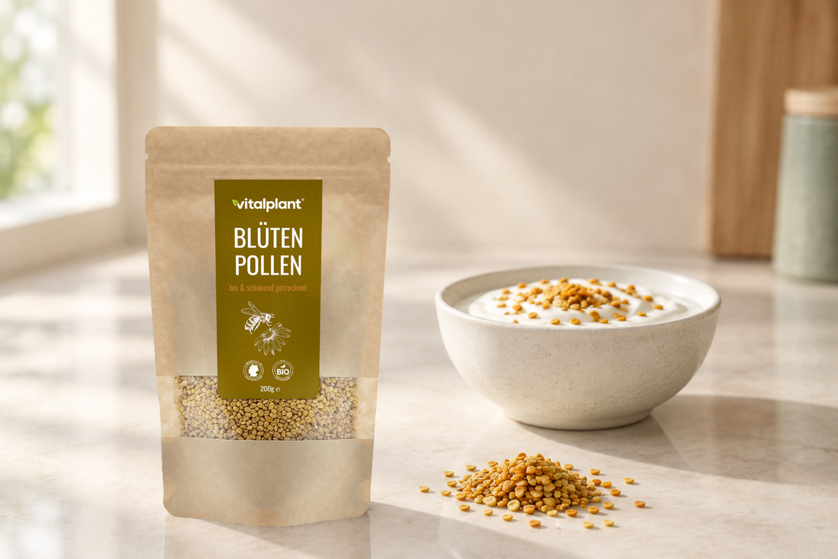 Bio Blütenpollen - Auf Joghurt oder ins Müsli