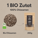 Bio Chiasamen in 250g Verpackung von Vitalplant, 100% naturbelassen aus Mexiko