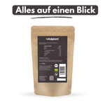 Bio Chiasamen Verpackung von Vitalplant mit Inhaltsstoffen und Nährwertangaben