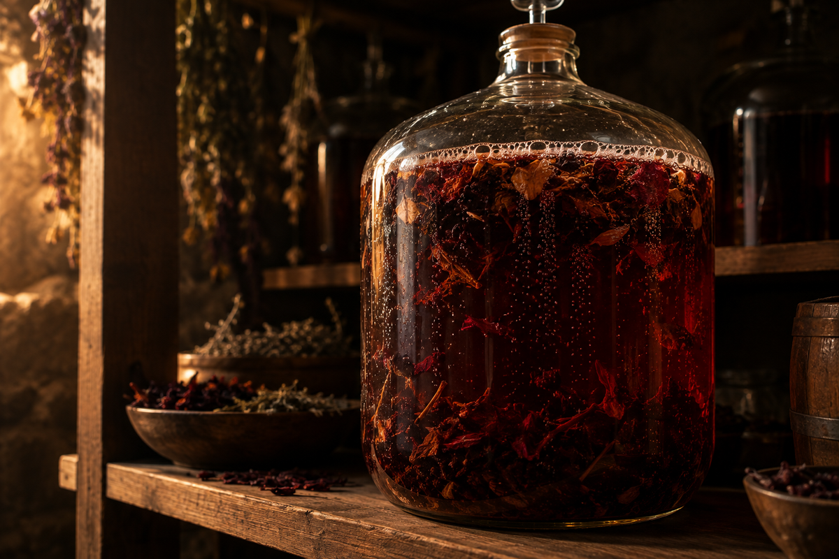 Fermentiert, nicht gemischt, Bio Darm Elixier Fermentgetränk