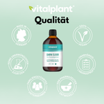 Bio Darm Elixier von Vitalplant – 100% vegan, in Deutschland hergestellt, ohne unerwünschte Zusätze.