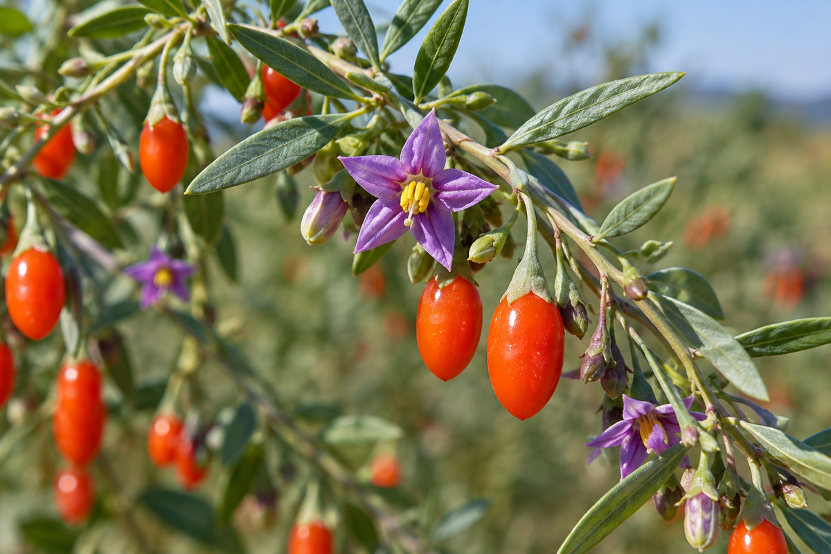 Bio Goji Beeren - Verwandt mit der Tomate