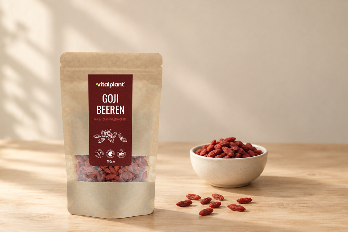 Bio Goji Beeren - Als Snack oder zum Backen