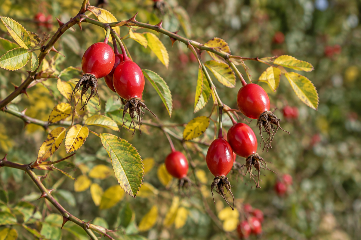 Bio Hagebutte Kapseln - Frucht der Hundsrose