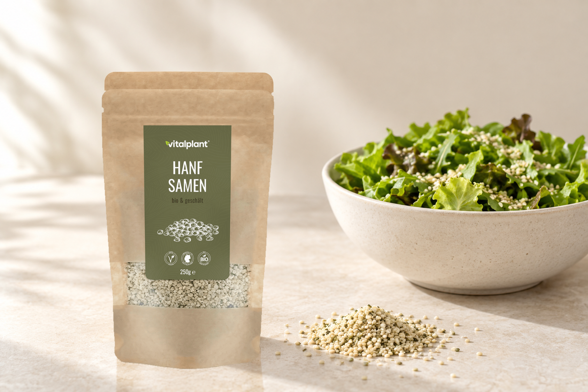 Bio Hanfsamen - Aufs Müsli oder in den Salat