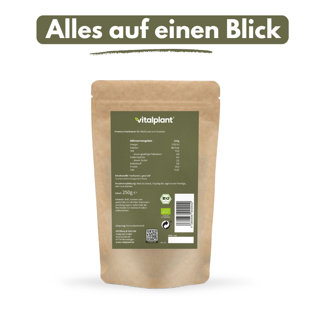 Bio Hanfsamen
