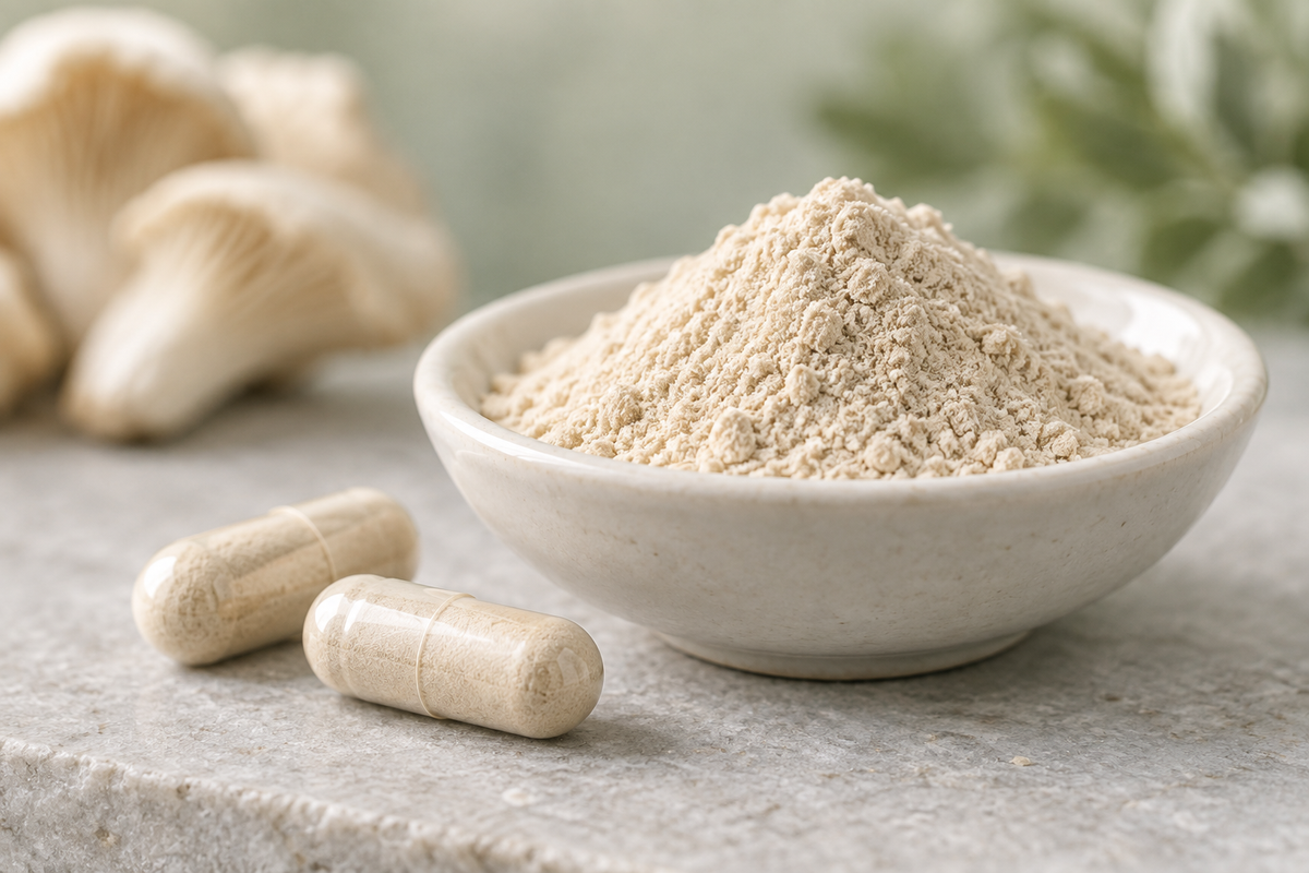 400 mg Bio-Extrakt je Kapsel, Bio Hericium (Löwenmähne) Kapseln