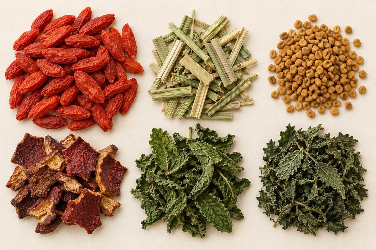 Sechs Zutaten mit Goji, Bio Männer Tee