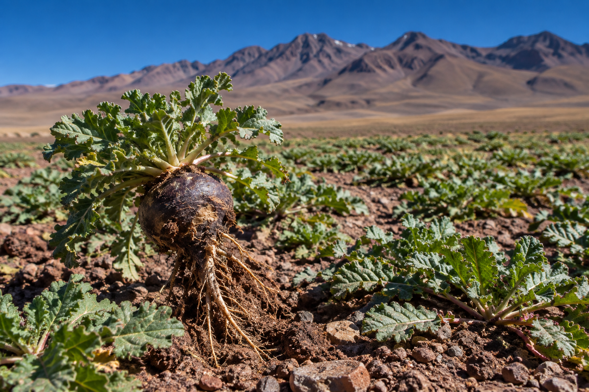 Bio Schwarzes Maca Pulver - Aus den Anden, über 4.000 Meter