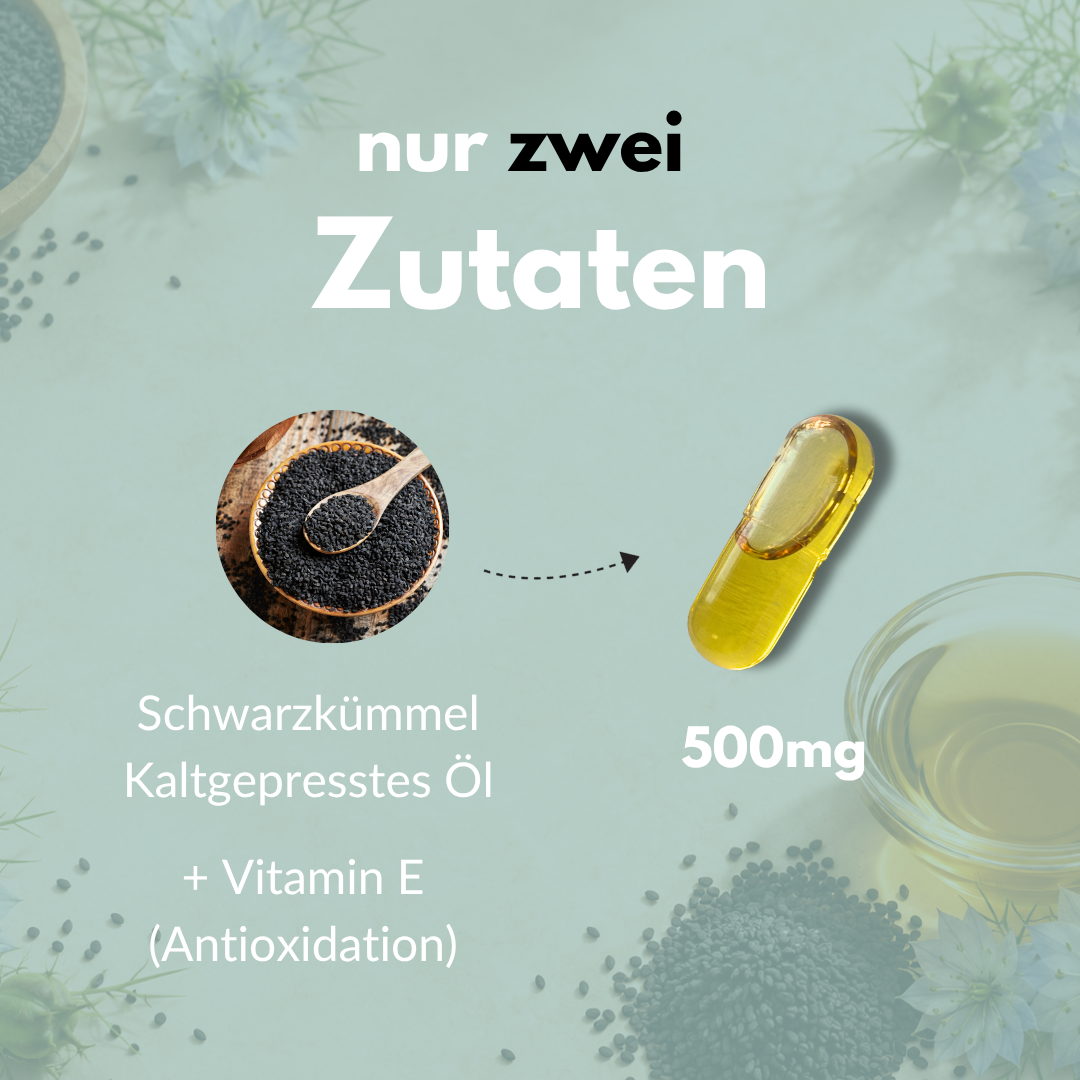 Bio Schwarzkümmelöl Kapseln