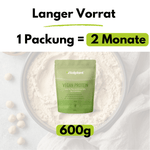 Bio Vegan Protein 600g Packung von Vitalplant für 2 Monate hochwertige pflanzliche Proteinpower