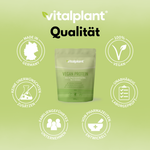 Bio Vegan Protein Powder by Vitalplant with high-quality plant-based protein quality and a complete amino acid profile.