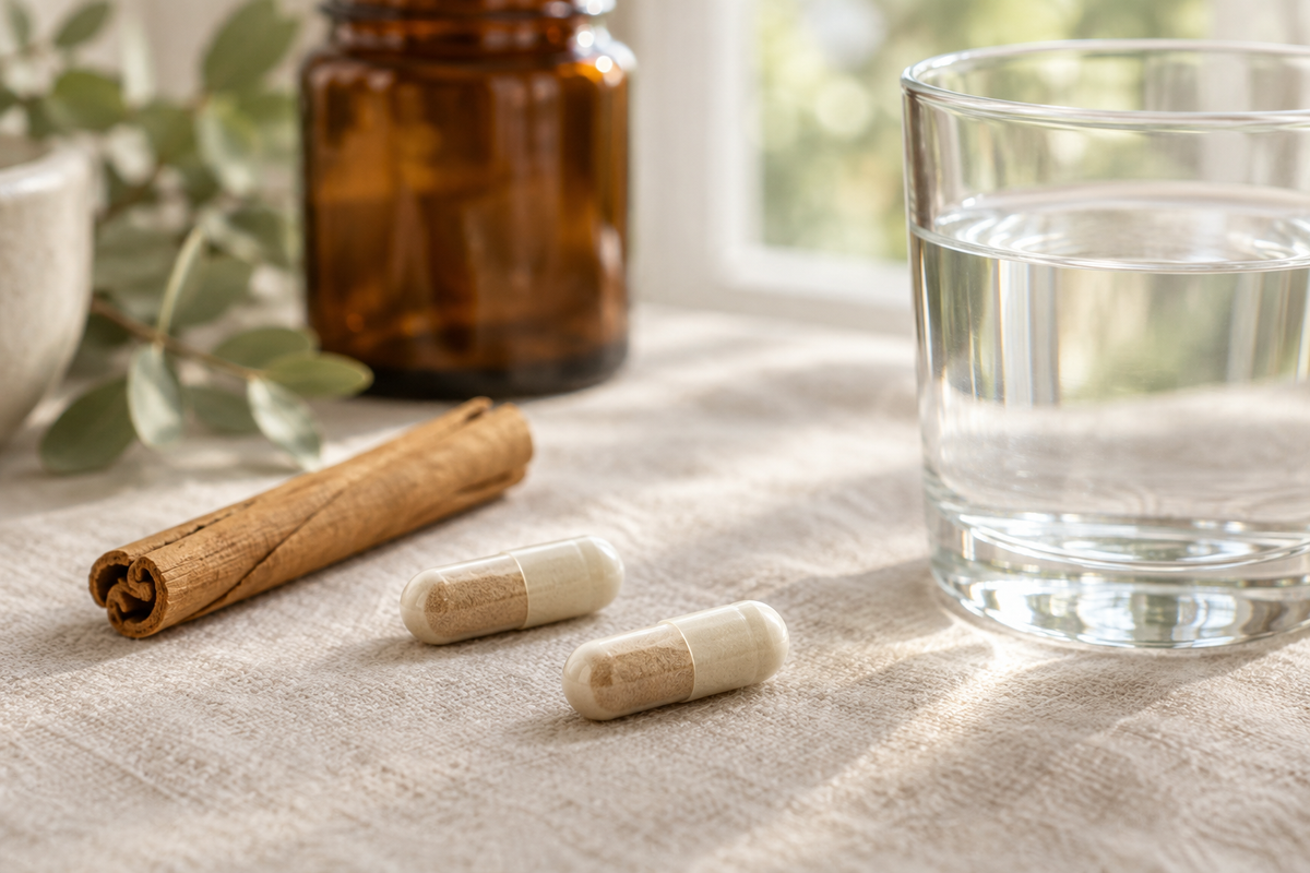 Bio Zimt Kapseln - 500 mg Bio-Pulver je Kapsel