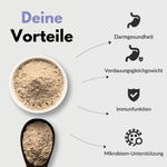 Kulturen Komplex Vorteile für Darmgesundheit, Verdauungsgleichgewicht, Immunfunktion und Mikrobiom-Unterstützung.