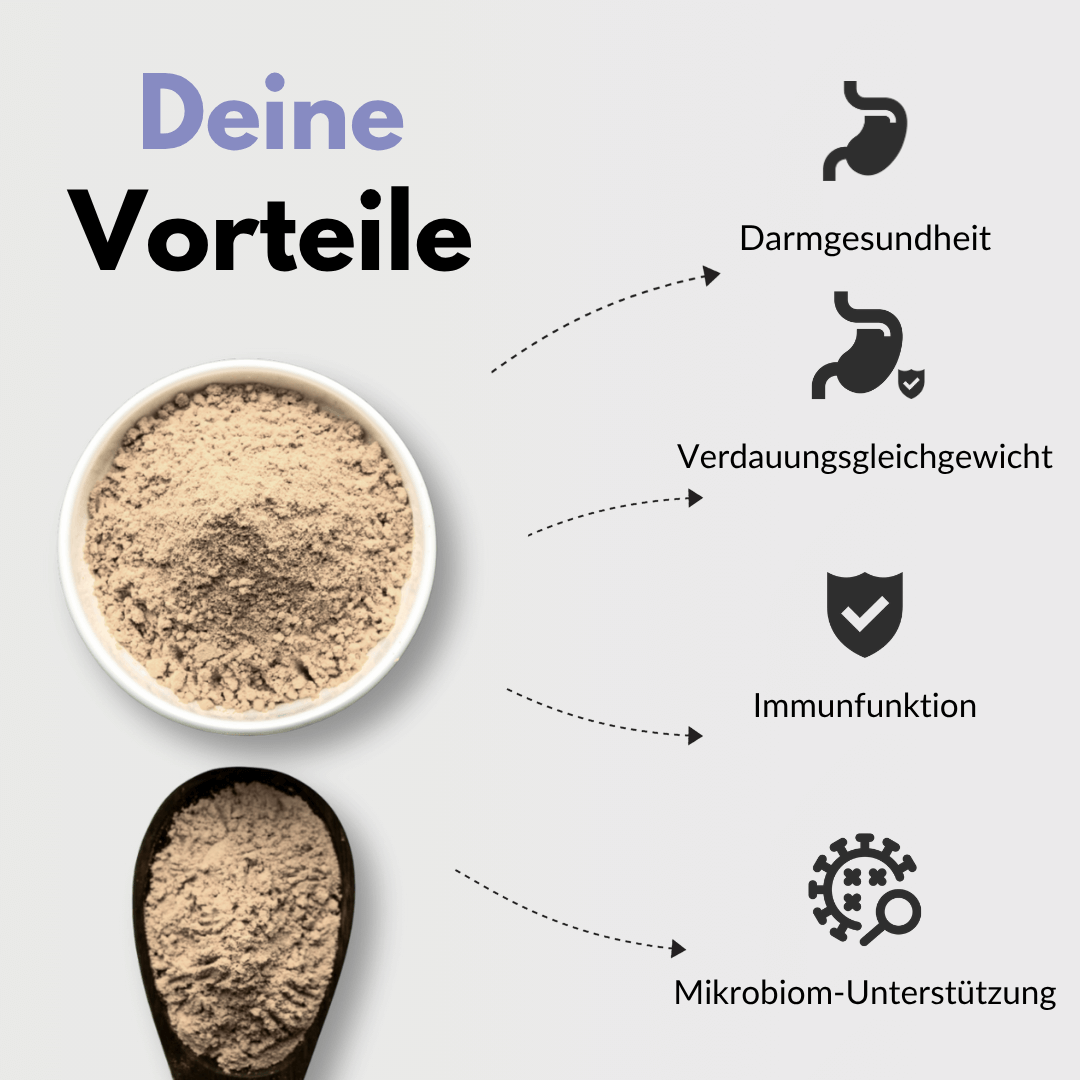 Kulturen Komplex Vorteile für Darmgesundheit, Verdauungsgleichgewicht, Immunfunktion und Mikrobiom-Unterstützung.