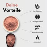 Vorteile von Omega 3 Vegan: Herzfunktion, Gehirngesundheit, Sehstärkung und antioxidative Wirkung.