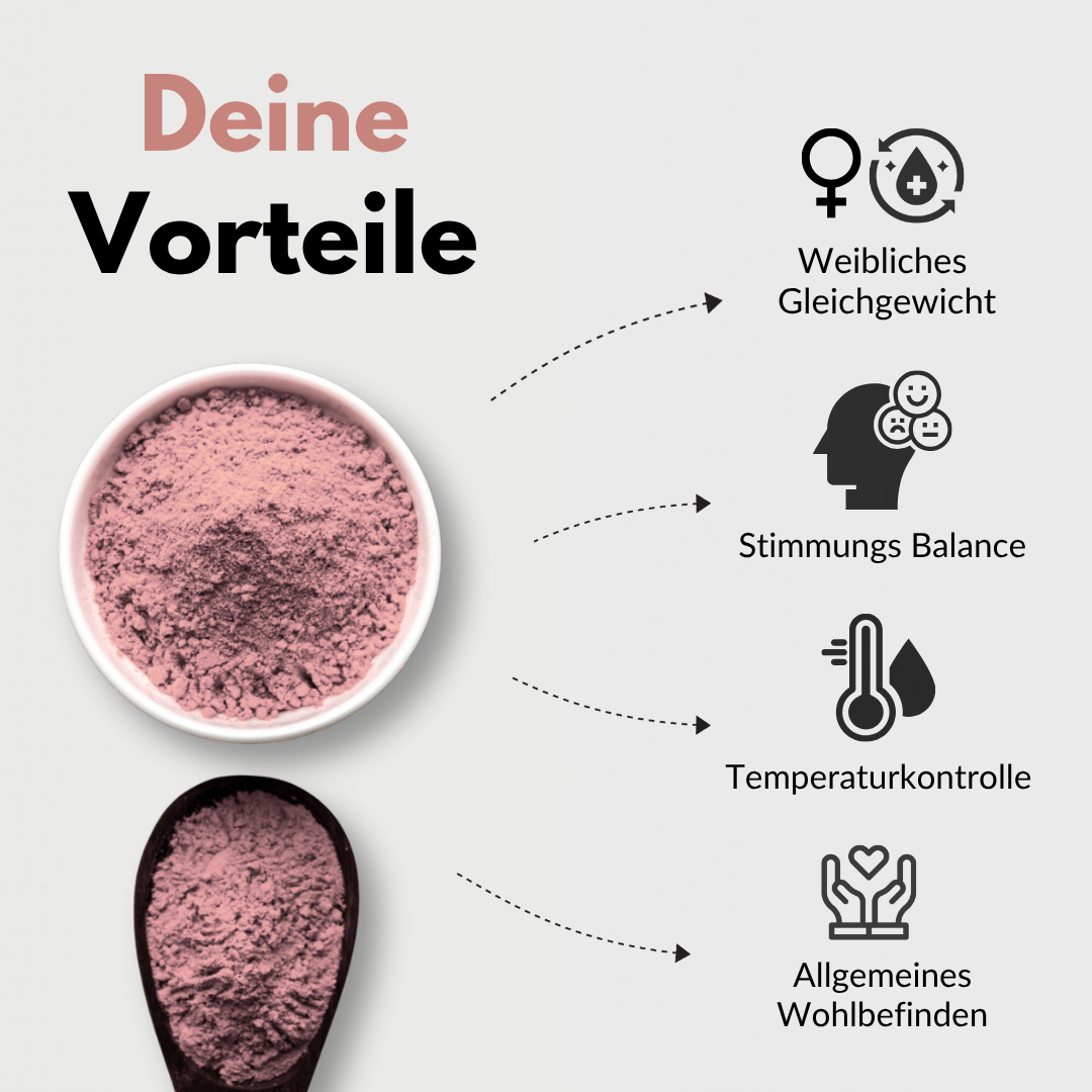 Meno Vital Kapseln für Wechseljahre, Vorteile für weibliches Gleichgewicht und allgemeines Wohlbefinden.