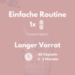 Vitamin B Komplex Aktiv – einfache Routine mit 90 Kapseln für 3 Monate tägliche Anwendung.