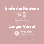 Selen Kapseln Einnahme: einfache Routine mit 1 Kapsel täglich für 3 Monate Vorrat.