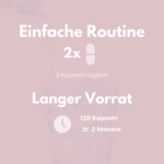 Meno Vital Kapseln – einfache Routine mit 120 Kapseln für 2 Monate