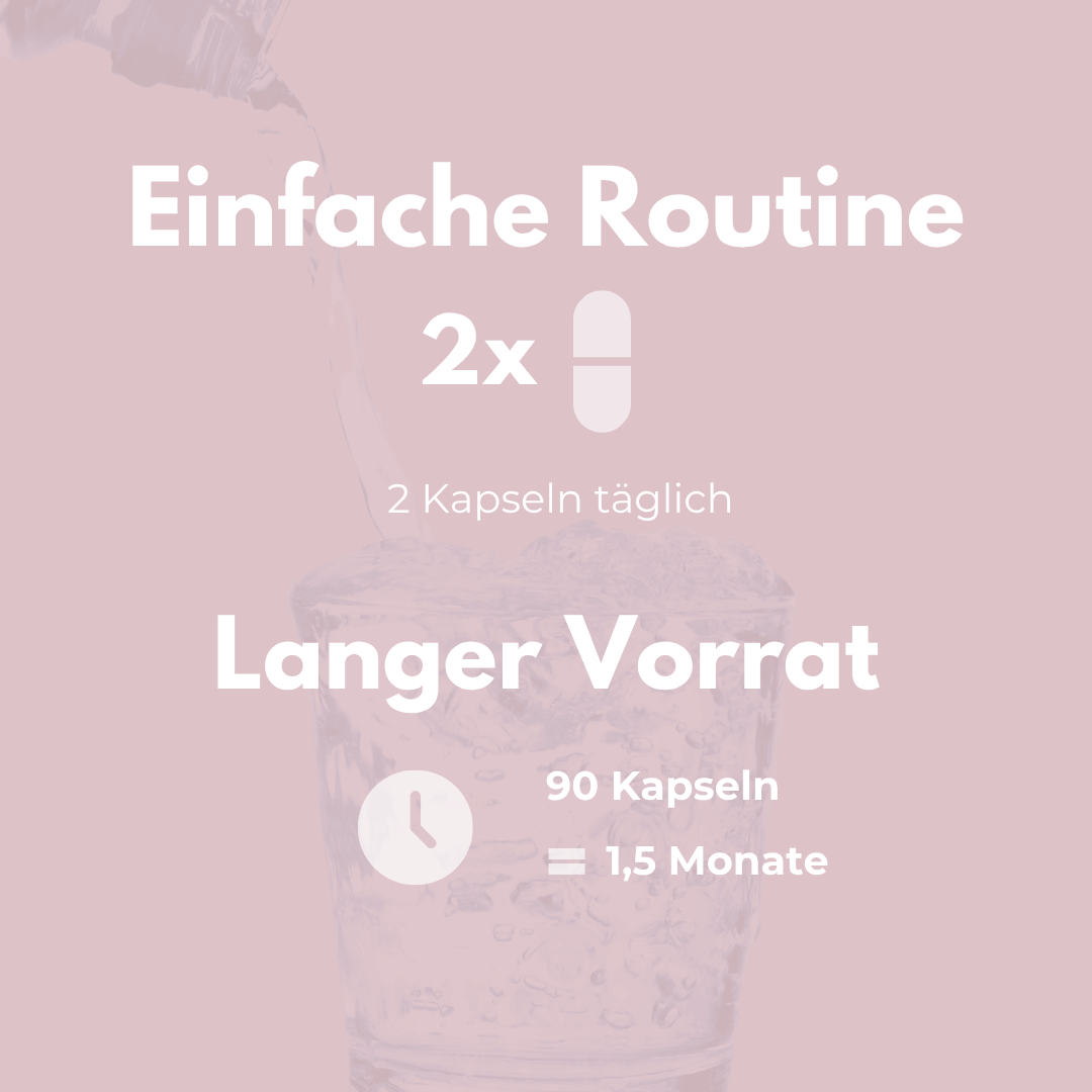 Libido Komplex für Frauen – Einfache Routine mit 2 Kapseln täglich für 1,5 Monate Vorrat