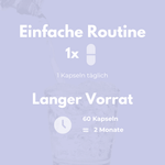 Kulturen Komplex Kapseln – einfache Routine für optimale Darmgesundheit und langer Vorrat für 2 Monate.