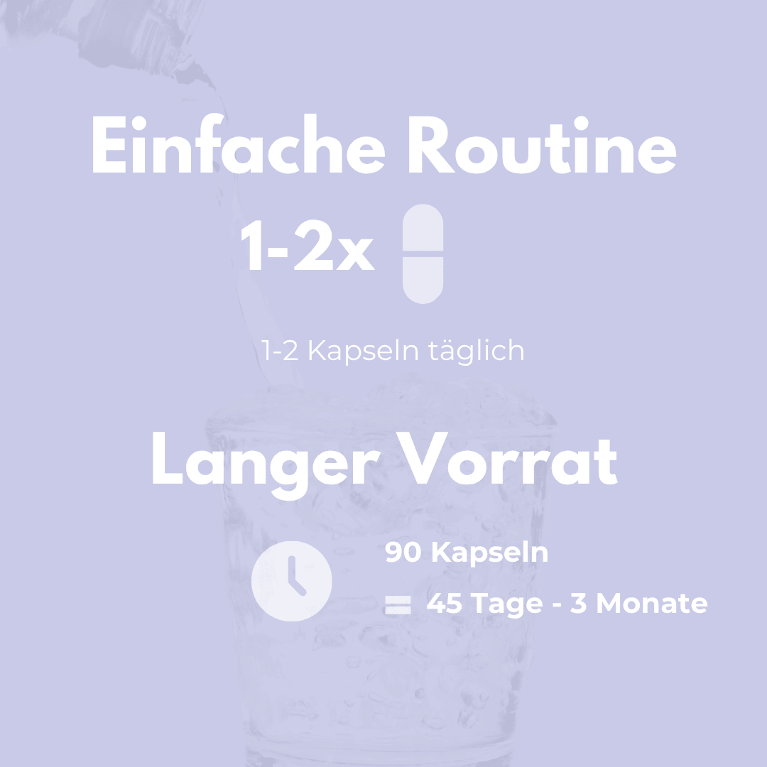 Nacht Ruhe Kapseln für einfache Routine und langanhaltenden Vorrat, 90 Kapseln für 45 Tage.