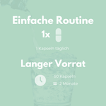 Salbei Kapseln einfache Routine langer Vorrat 60 Kapseln für 2 Monate täglich 1 Kapsel
