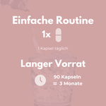 Vitamin B Komplex Aktiv – 1 Kapsel täglich für 3 Monate, einfache Routine und langer Vorrat.
