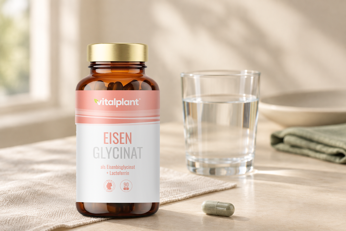 Eisen Glycinat Kapseln - 1 Kapsel, eine Stunde vor dem Essen