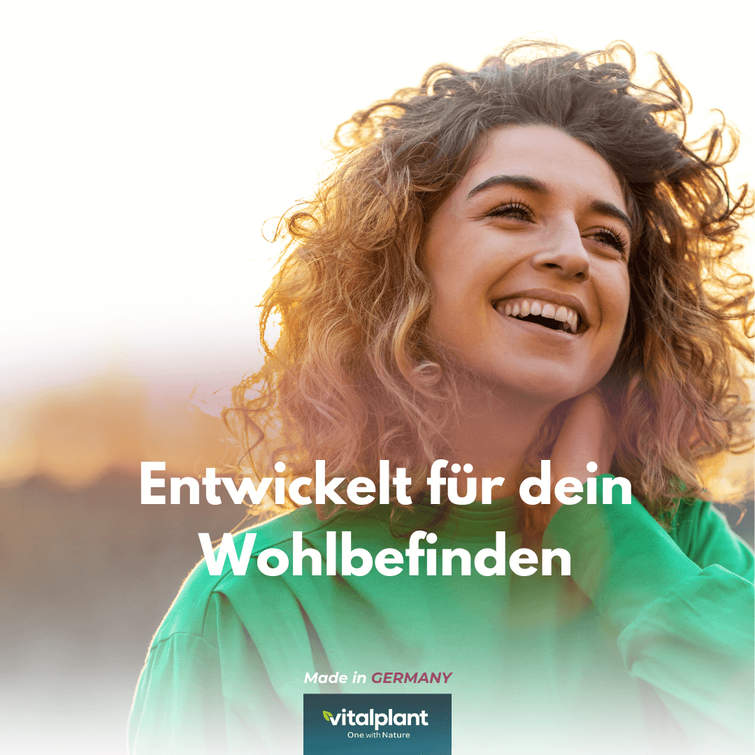 Vitamin B12 capsules for your well-being – developed from natural ingredients in Germany.