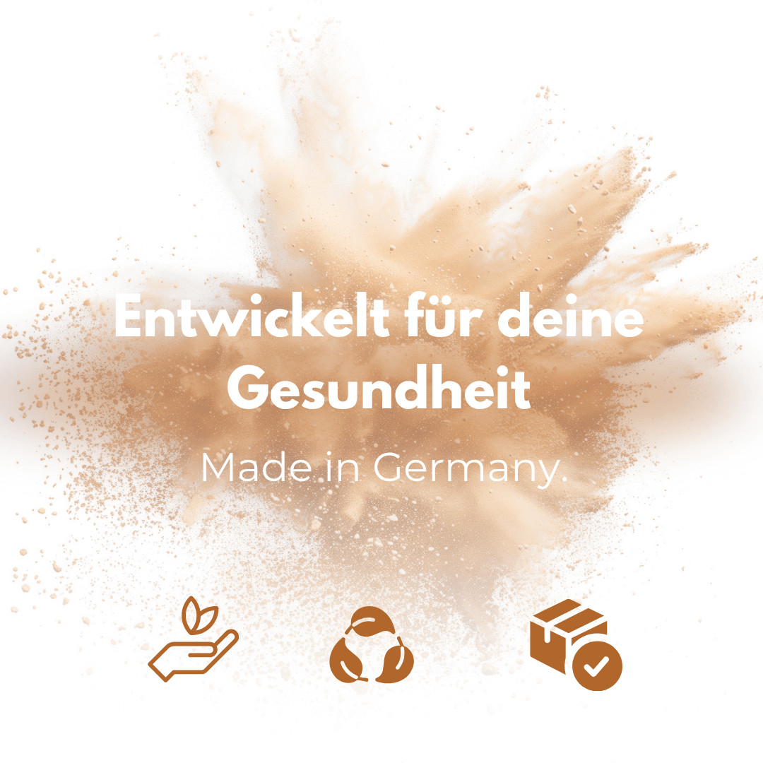 Entwickelt für deine Gesundheit mit Löwenmähne Pilz - Made in Germany