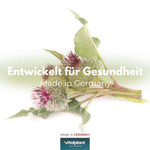 Milk thistle complex herbs for natural health. Made in Germany.