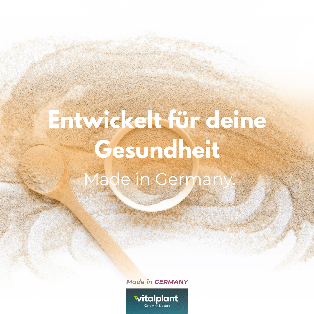 Shilajit capsules by vitalplant, developed for your health, made in Germany.