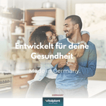 Happy couple smiling together, developed for your health, Made in Germany, vitalplant