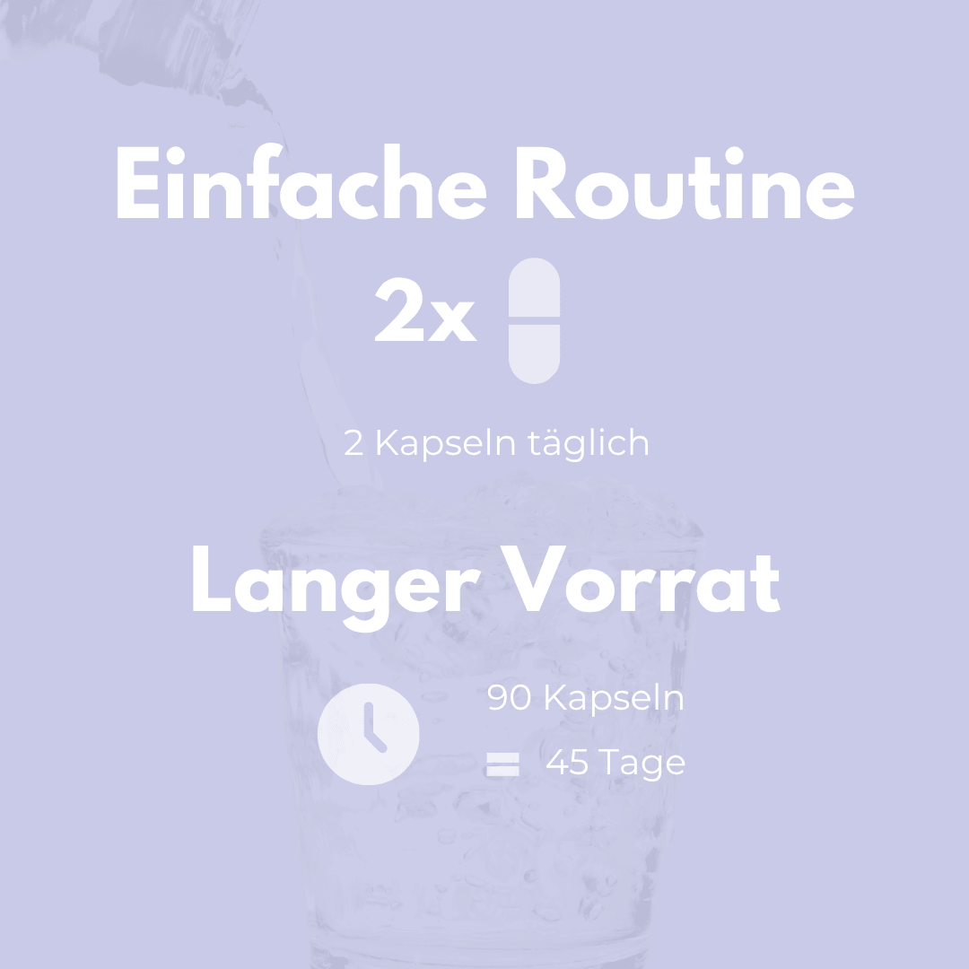 Simple daily routine for Joint Complex: 2 capsules a day for 45 days.