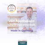 Joint Complex: Premium quality developed by pharmacists and doctors, made in Germany.
