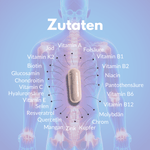 Joint Complex: Overview of ingredients with micronutrients for optimal joint health.
