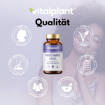 Haut Haare Nägel Kapseln von Vitalplant für natürliche Schönheit und gesunde Haut, Haare und Nägel.