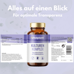 Kulturen Komplex Kapseln von Vitalplant für optimale Darmgesundheit und Immunsystemstärkung