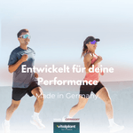 Two active people running, focusing on Magnesium Complex for optimal performance.