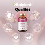 Libido Complex by Vitalplant for female vitality, vegan and free from unwanted additives, quality from Germany.