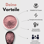 Libido Komplex für Frauen – Vorteile wie Vitalität, Energieunterstützung und hormonelles Wohlbefinden.
