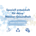 Männer Kapseln für optimale Männer-Gesundheit, speziell entwickelt und Made in Germany.