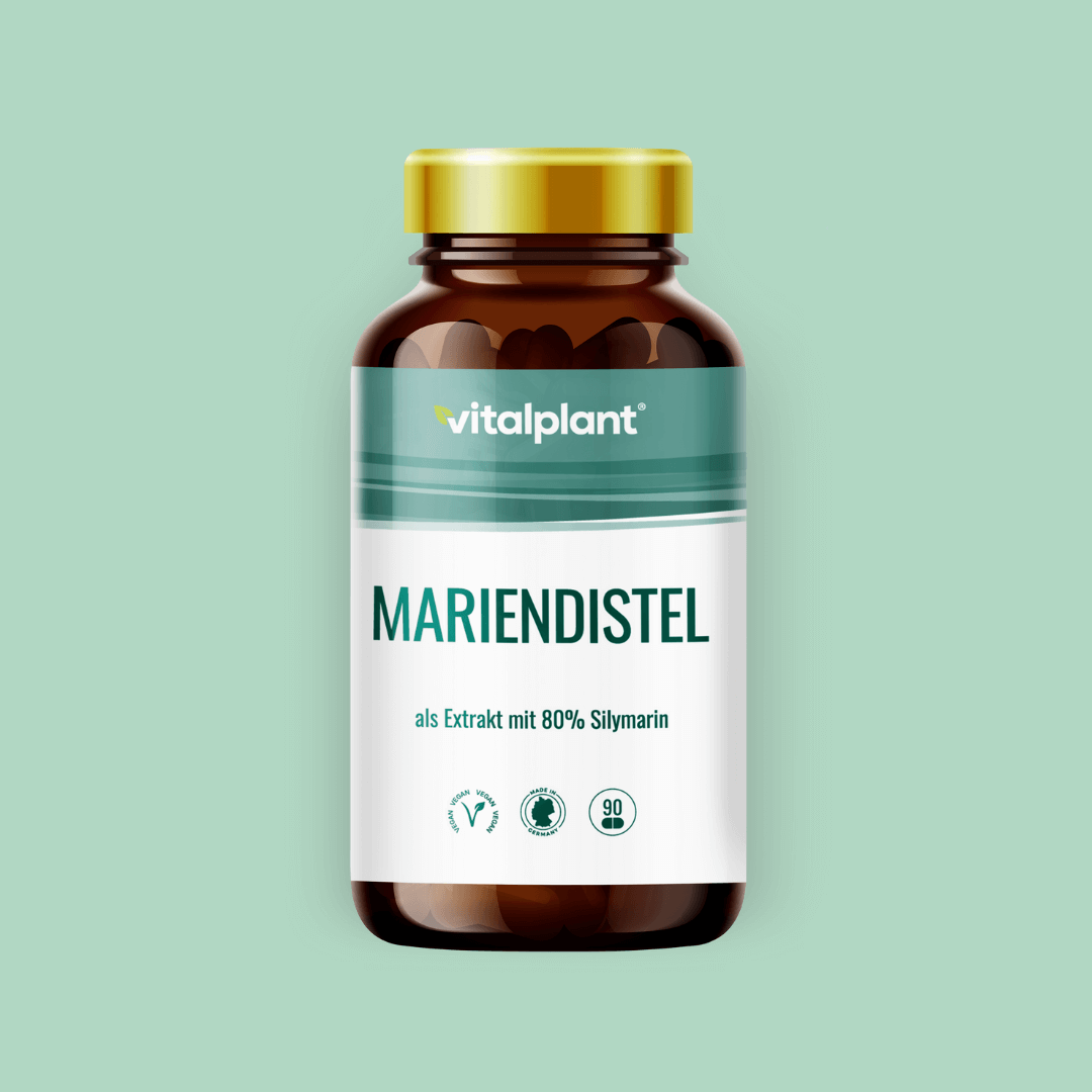 Mariendistel Kapseln – Hochwertiger Mariendistel Extrakt mit 80% Silymarin in praktischer Verpackung.